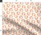 Geometric Colorful Hearts Tween Girly Shapes Retro 90S Nineties Cute Orange Pink Blue Eclectic Boho Custom Printed Fabric by Spoonflower Various Fabrics by the Yard or Fat Quarter
